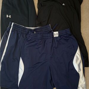 Under Armour Black and Navy Shorts Set